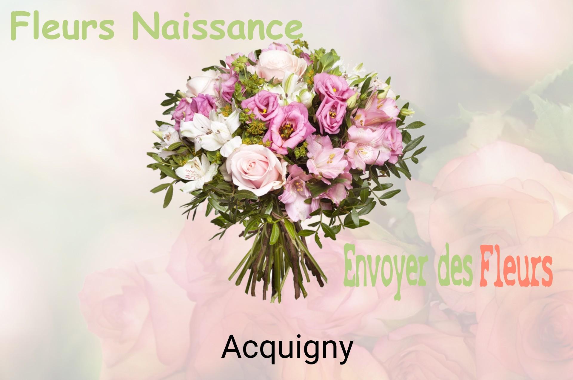 Bouquet de fleurs de naissance livré à Acquigny